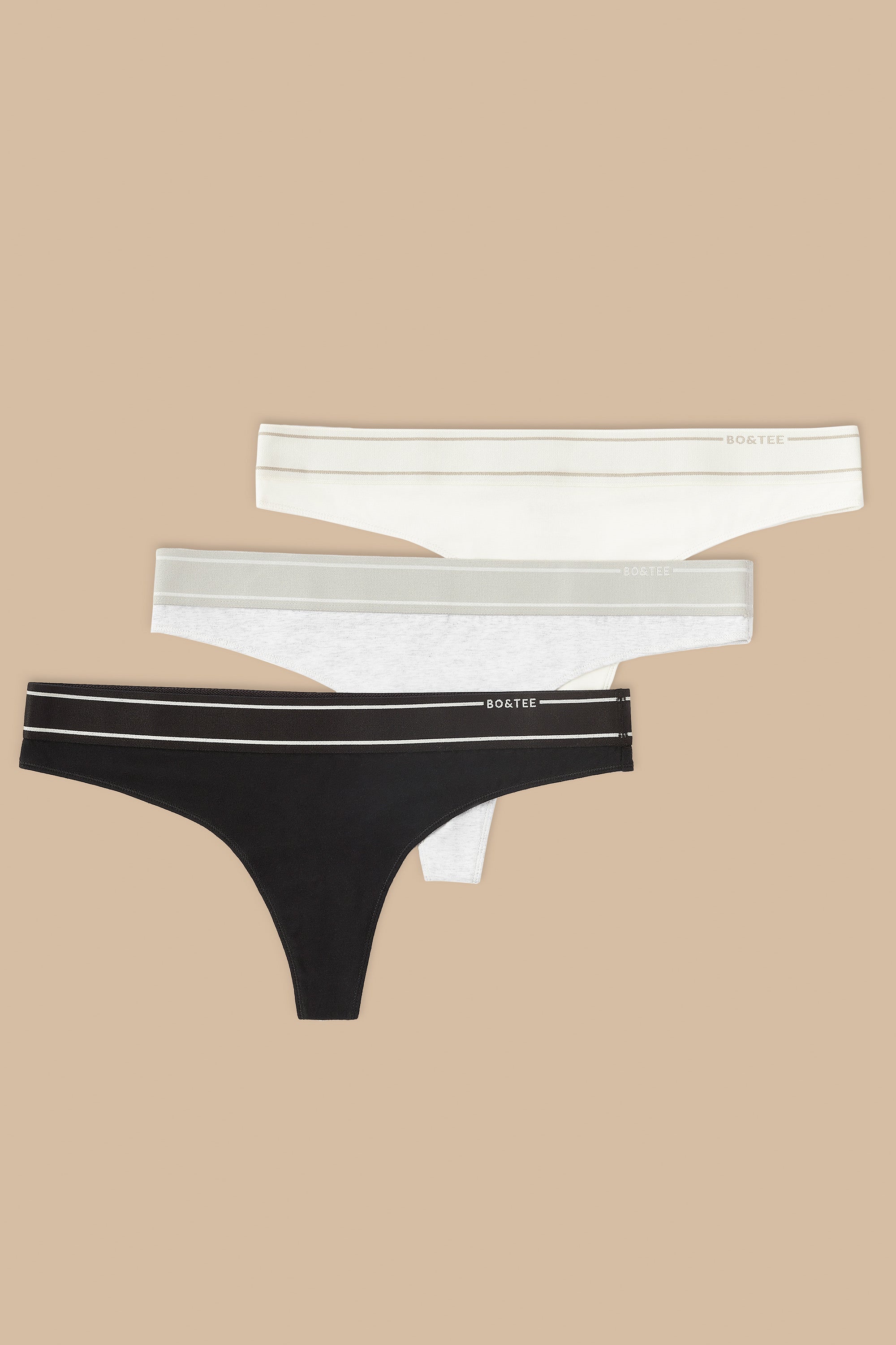 High-Waist Thong Bundle in Multi