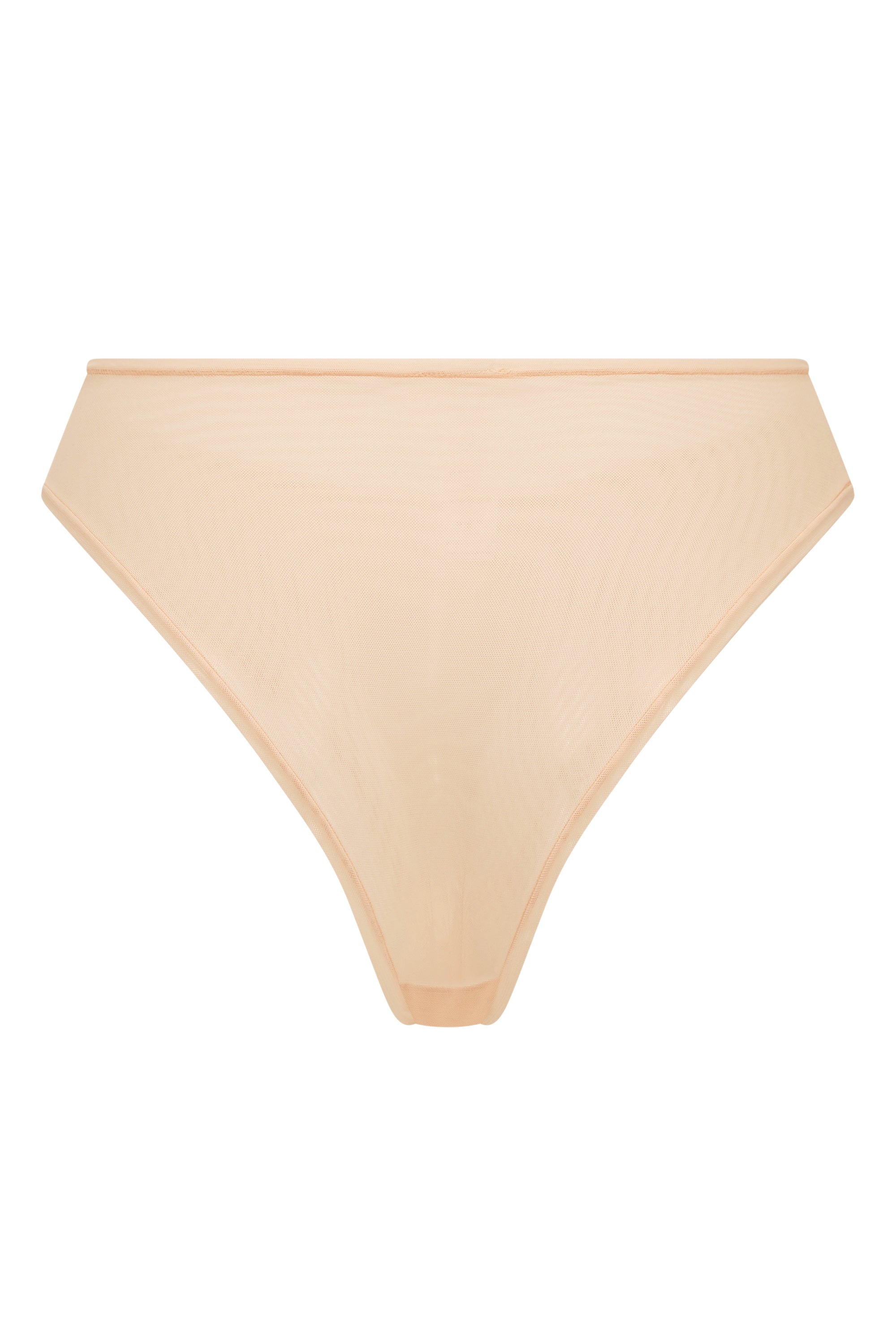 Soft Mesh Brief in Beige