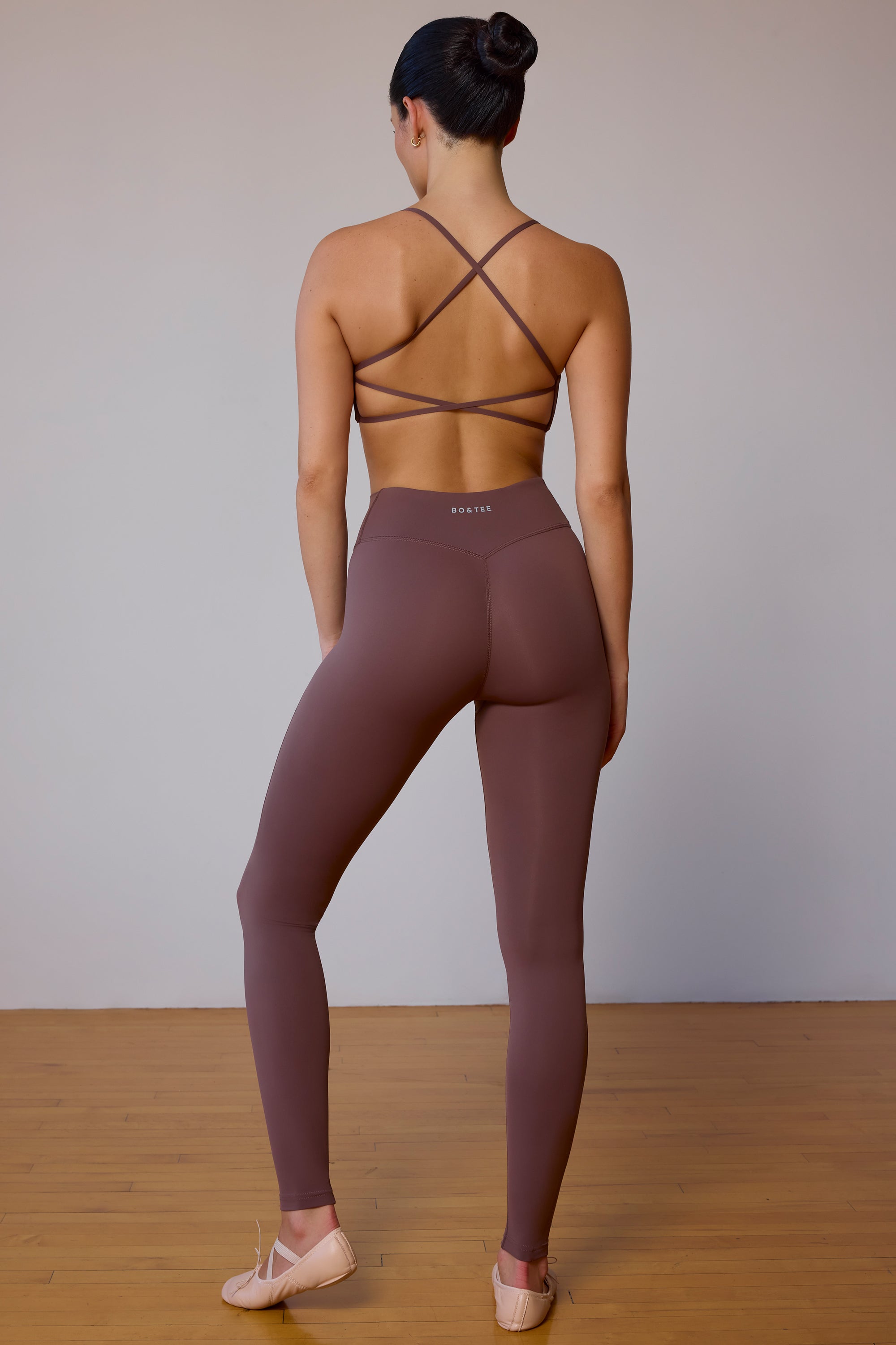 Petite Leggings in Taupe Brown