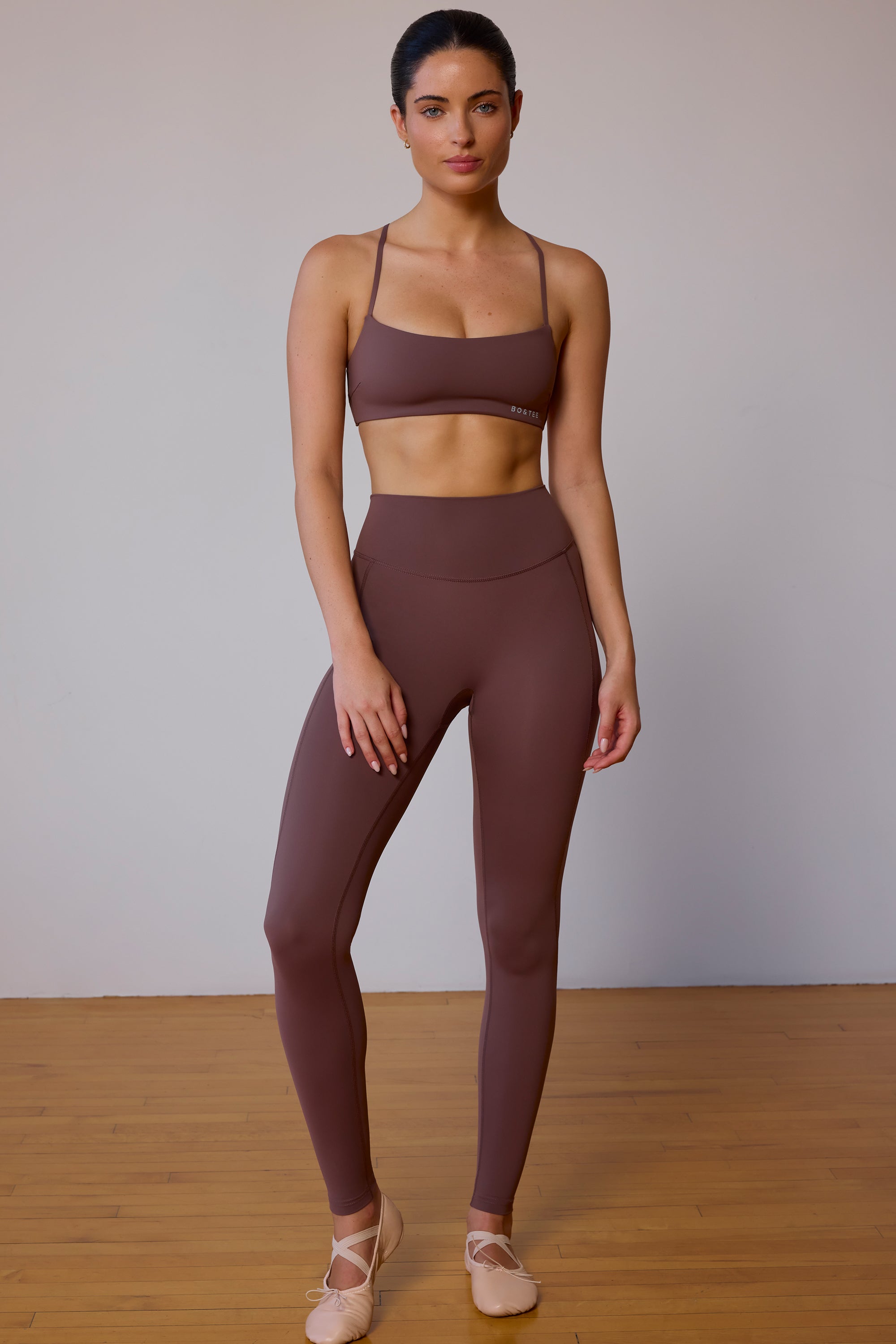 Leggings in Taupe Brown