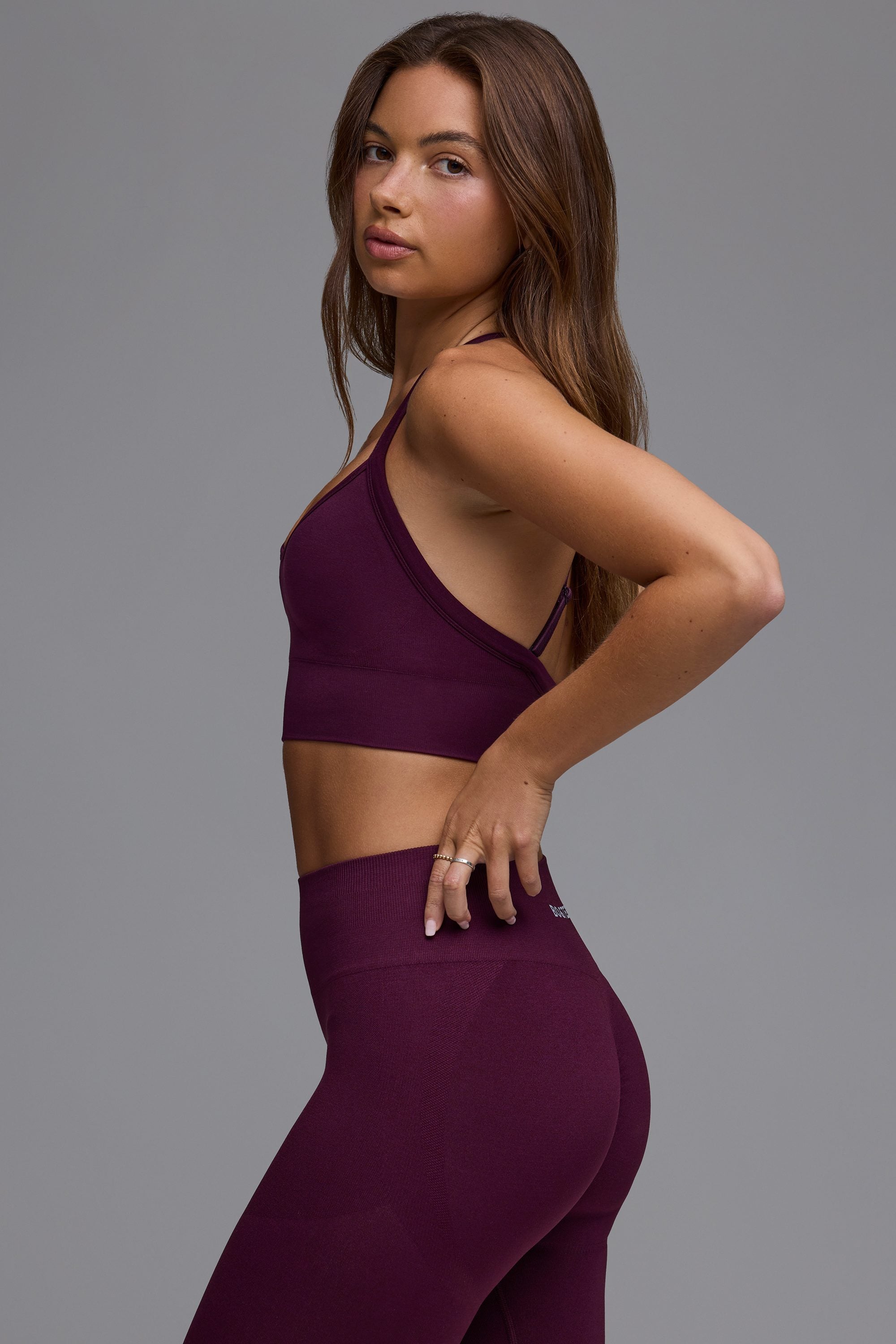 Define Luxe Multiway Sports Bra in Grape