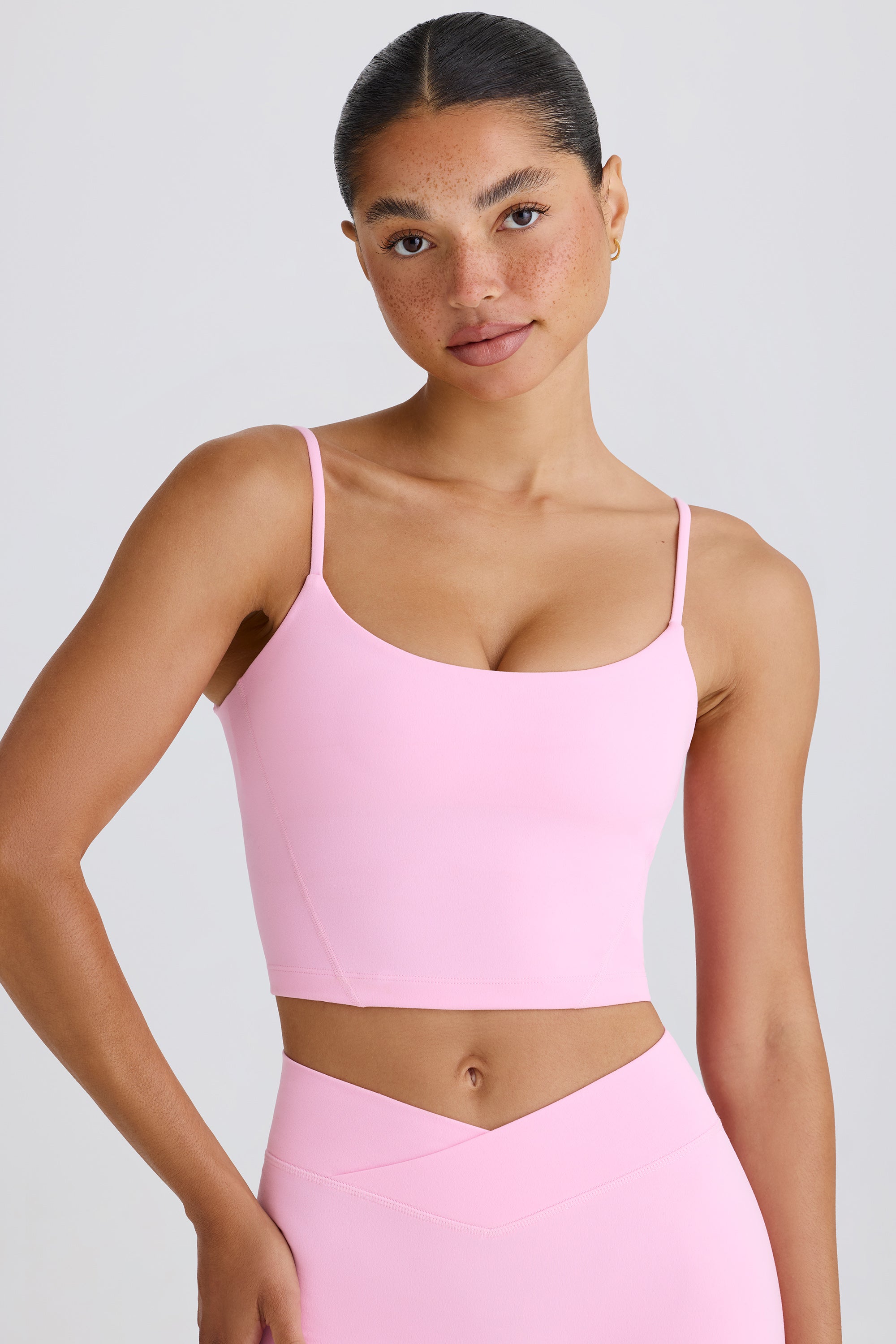 Soft Active Tank Top in Bubblegum Pink