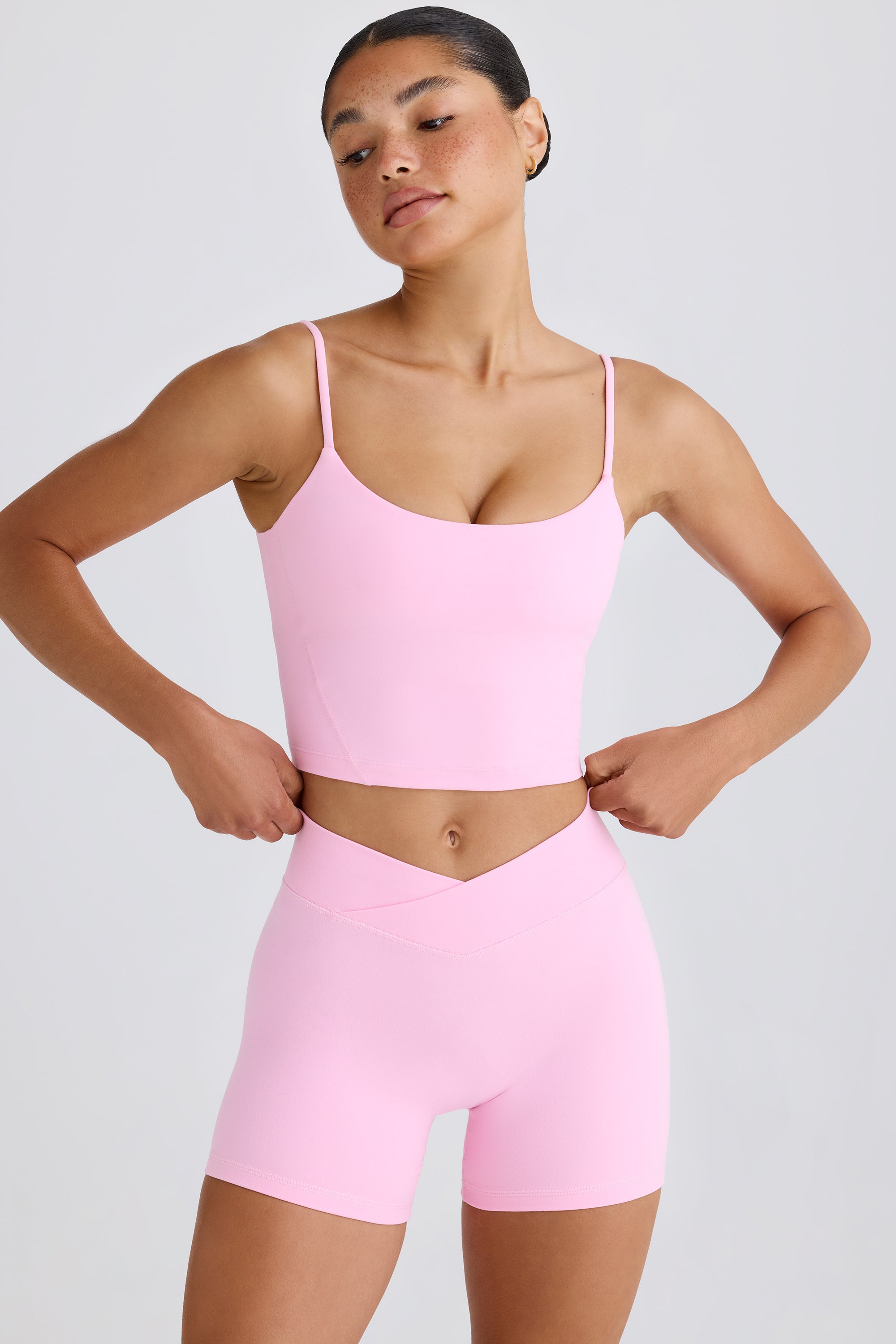 Soft Active Tank Top in Bubblegum Pink