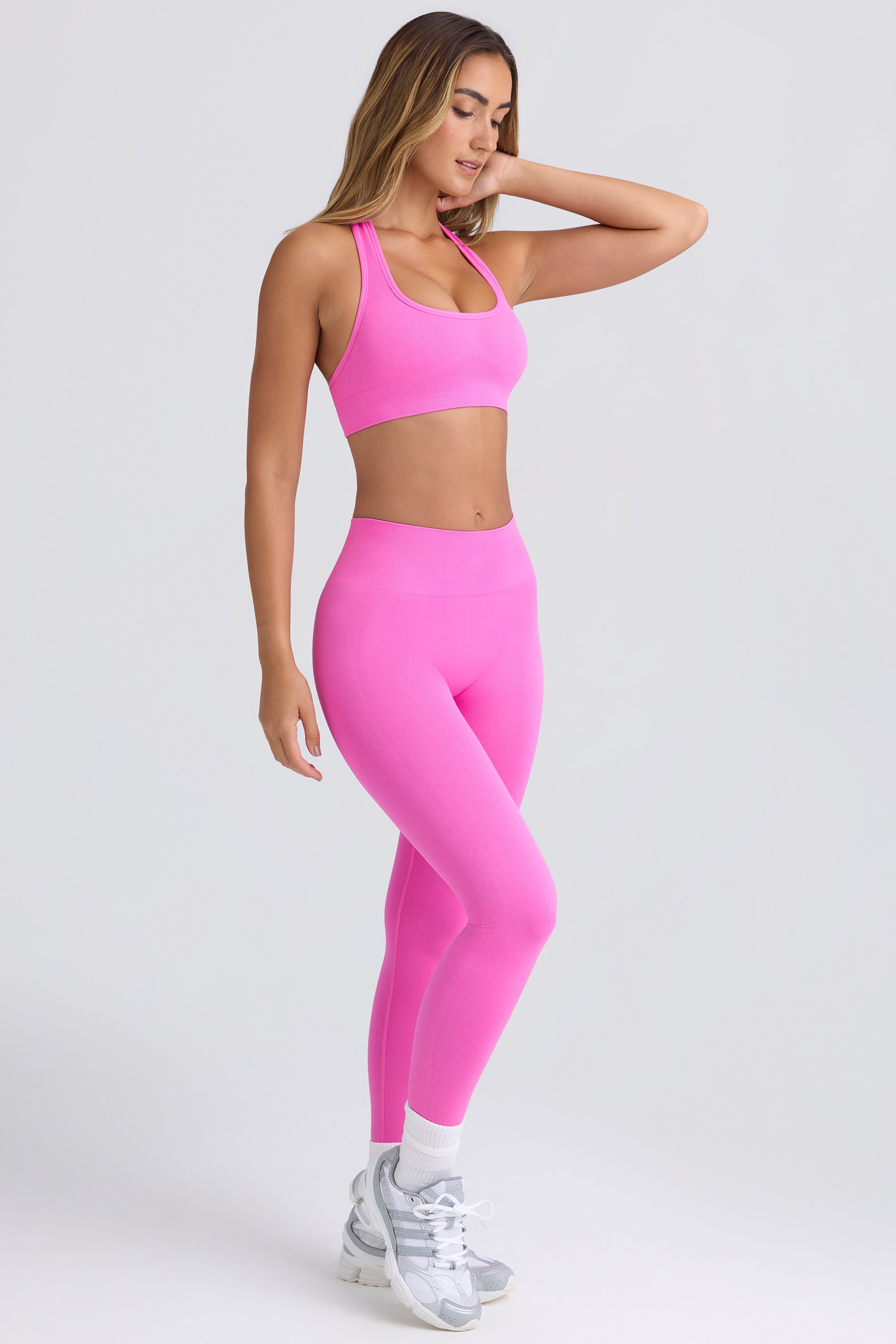 Petite Super Sculpt Seamless Leggings in Sugar Pink