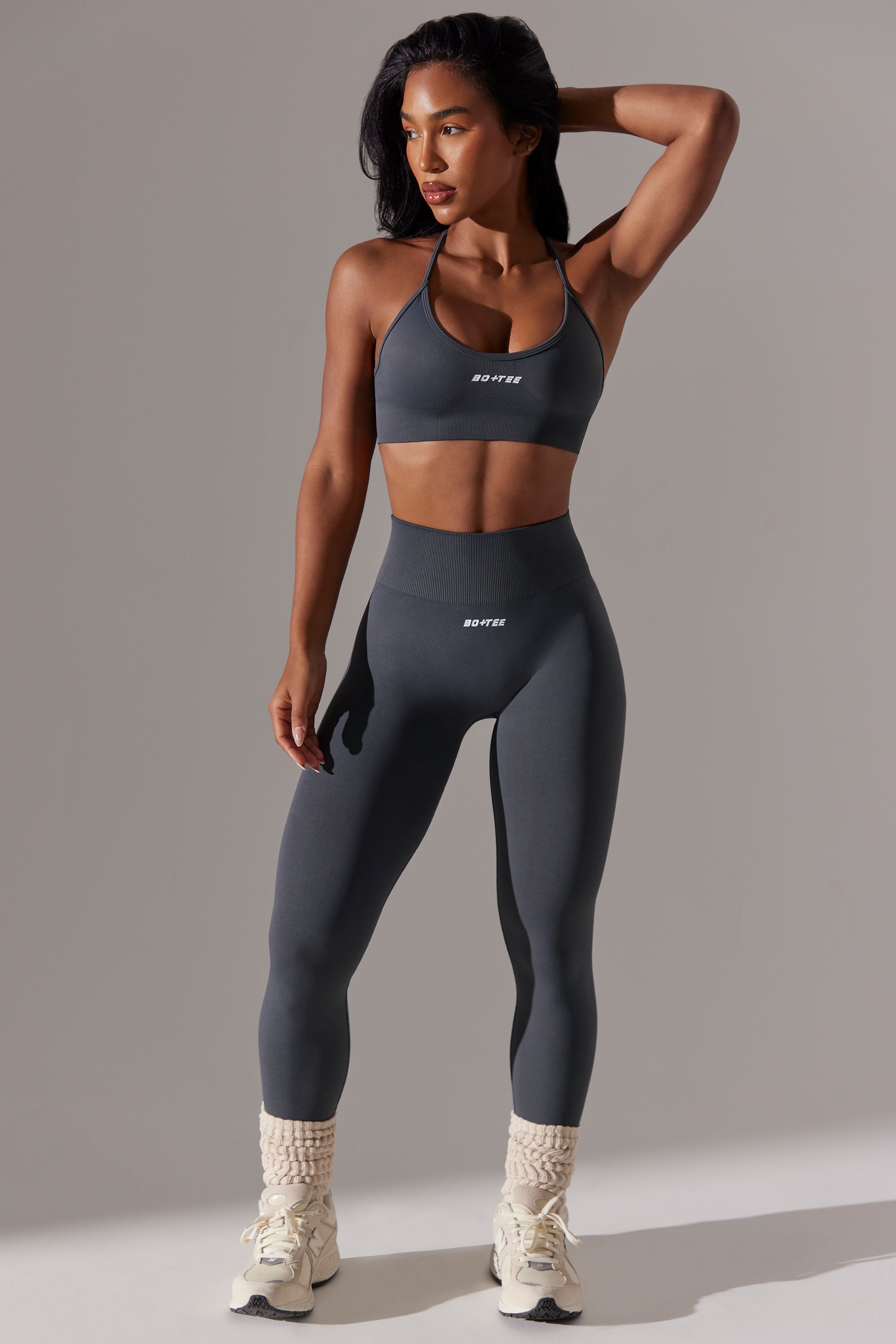 High Waist Super Sculpt Leggings in Grey