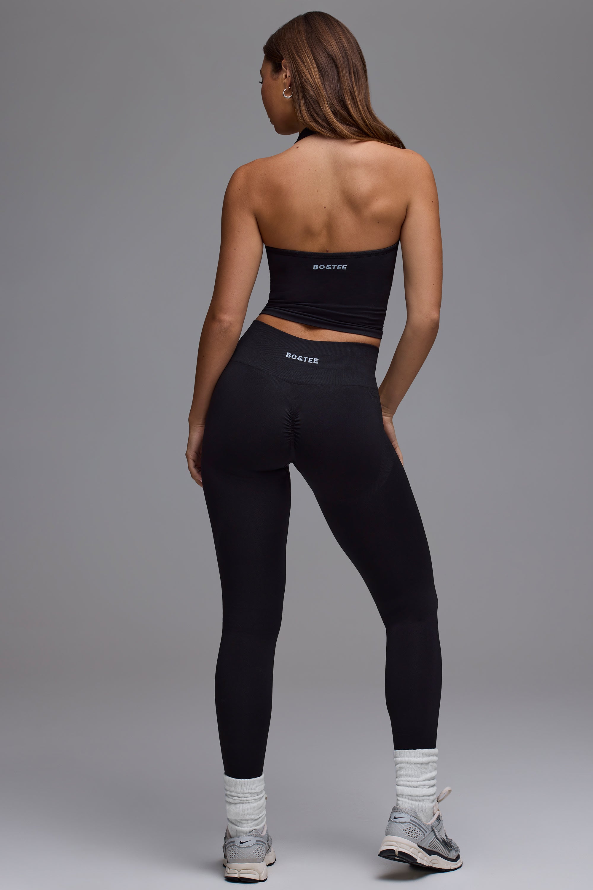 Petite Define Luxe High-Waist Leggings in Black