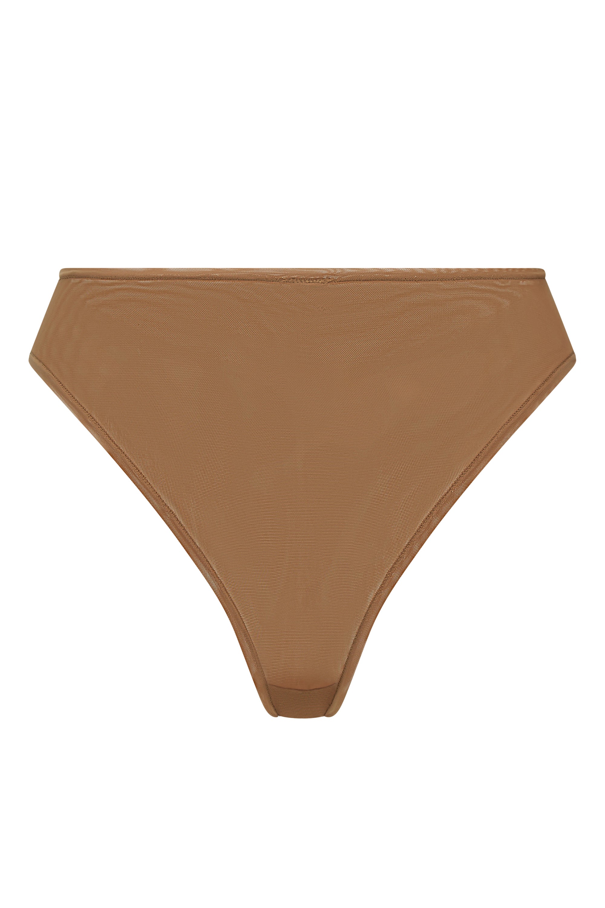 Soft Mesh Brief in Almond