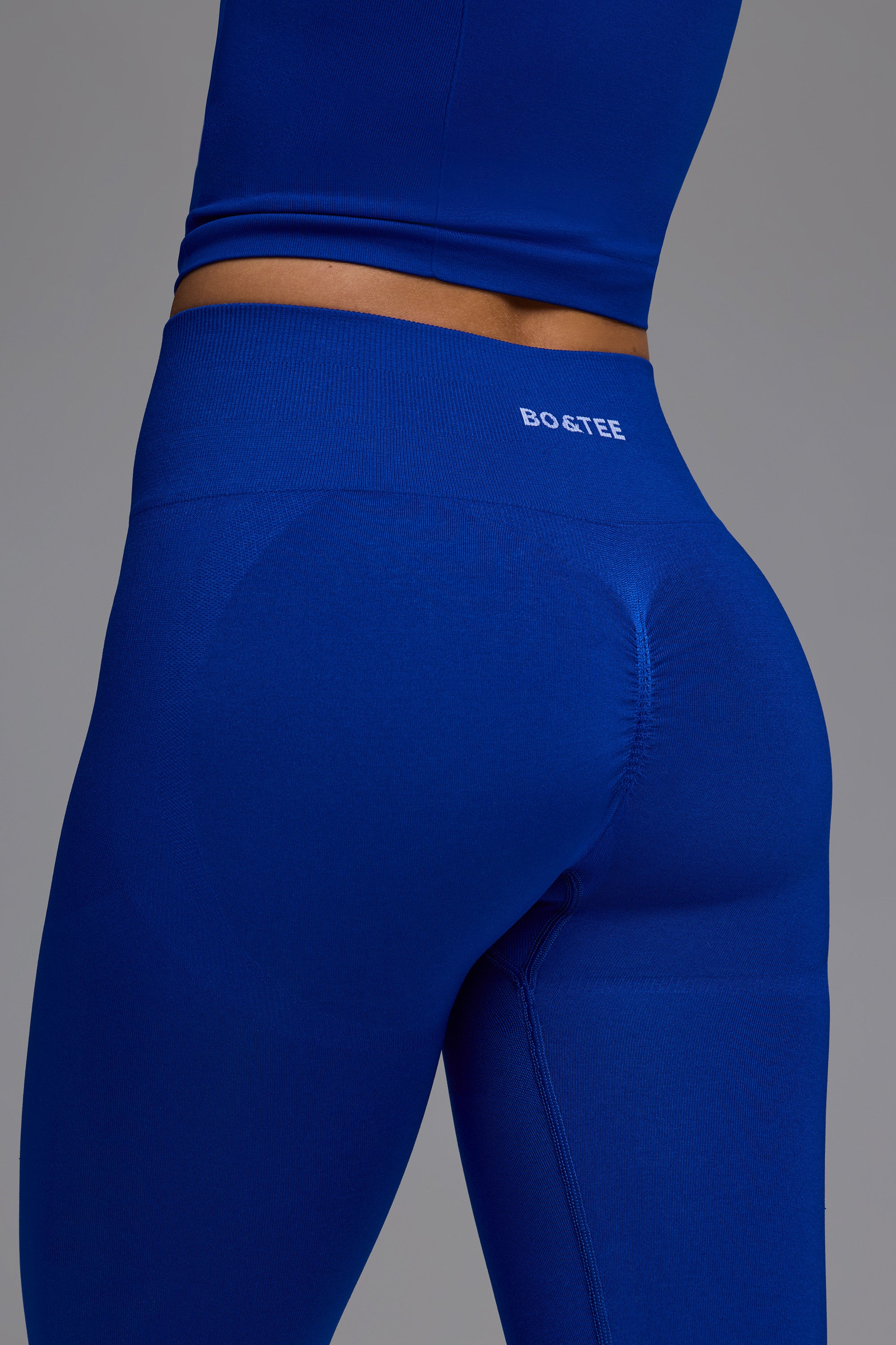 Petite Define Luxe High-Waist Leggings in Royal Blue