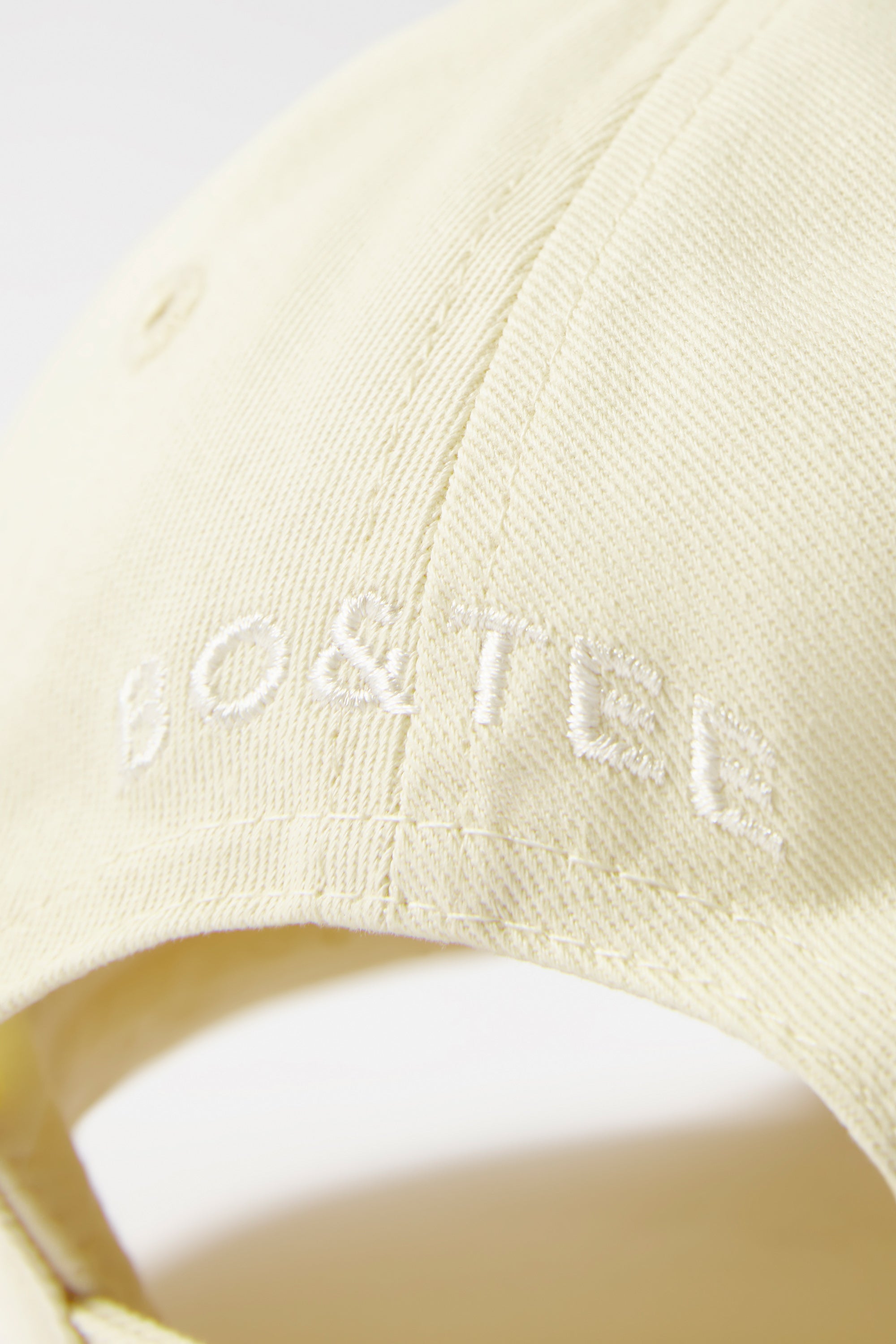 Appliqué Baseball Cap in Bone