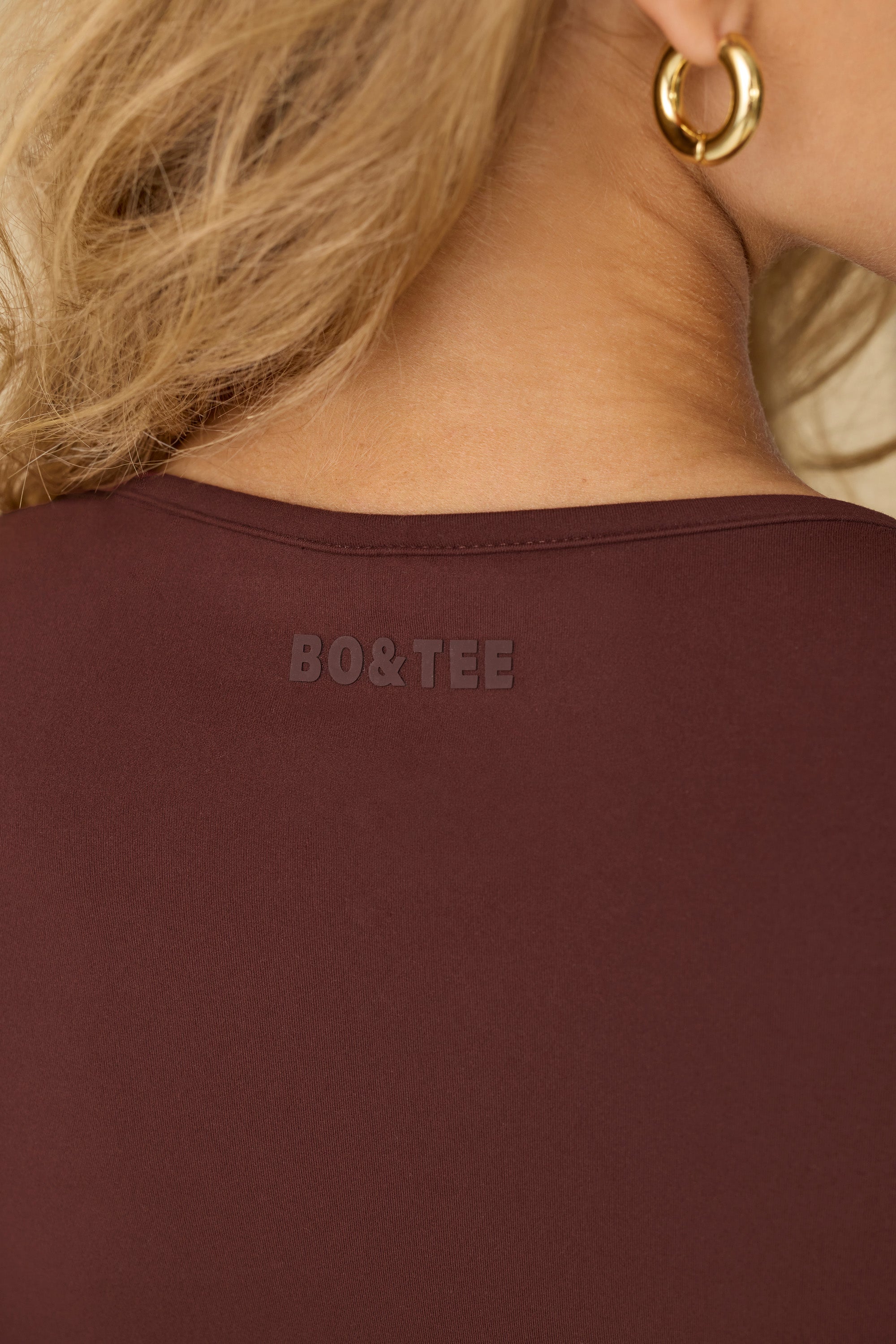 Soft Active Long Sleeve Top in Mahogany