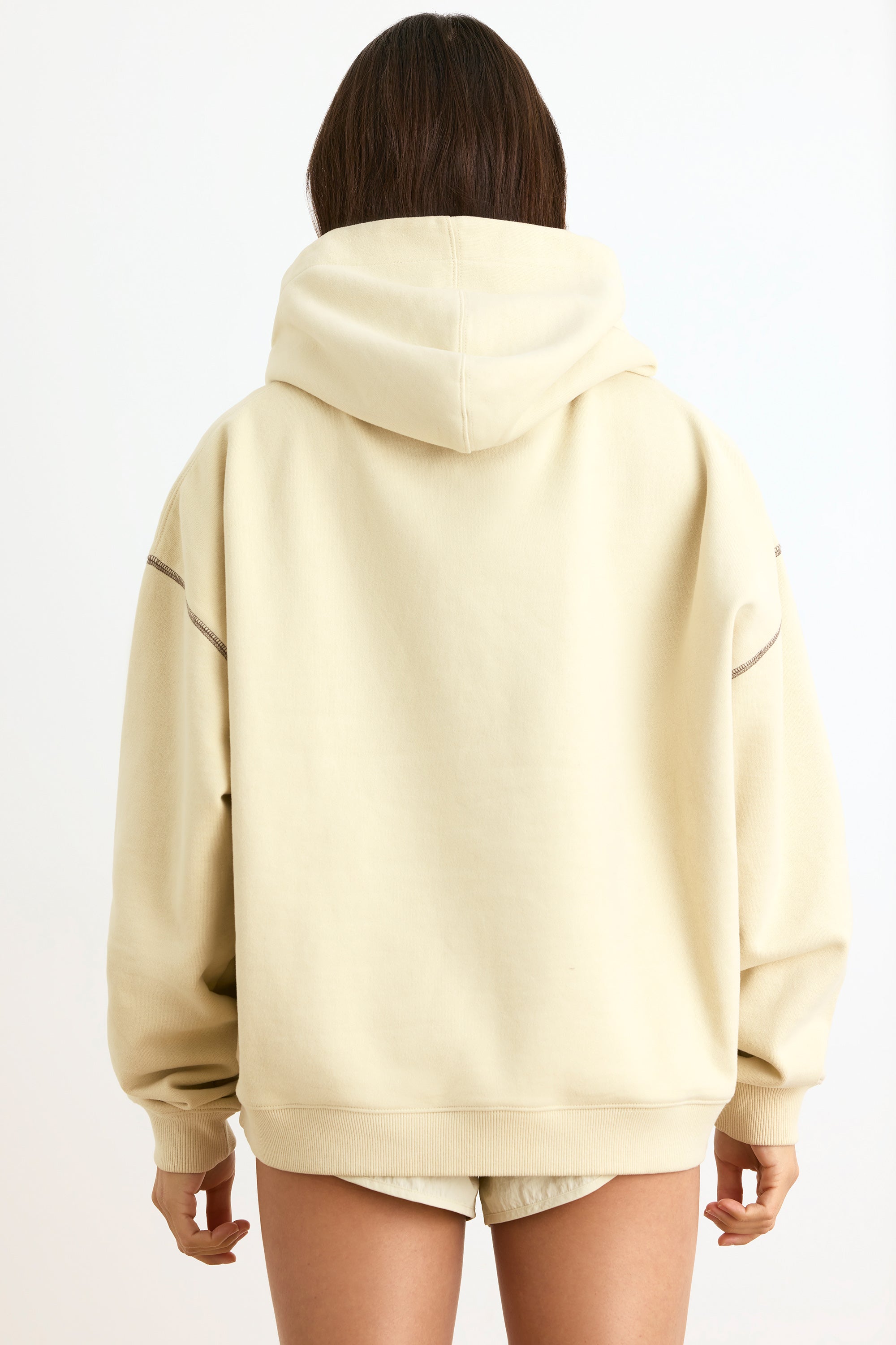 Oversized Hoodie in Bone