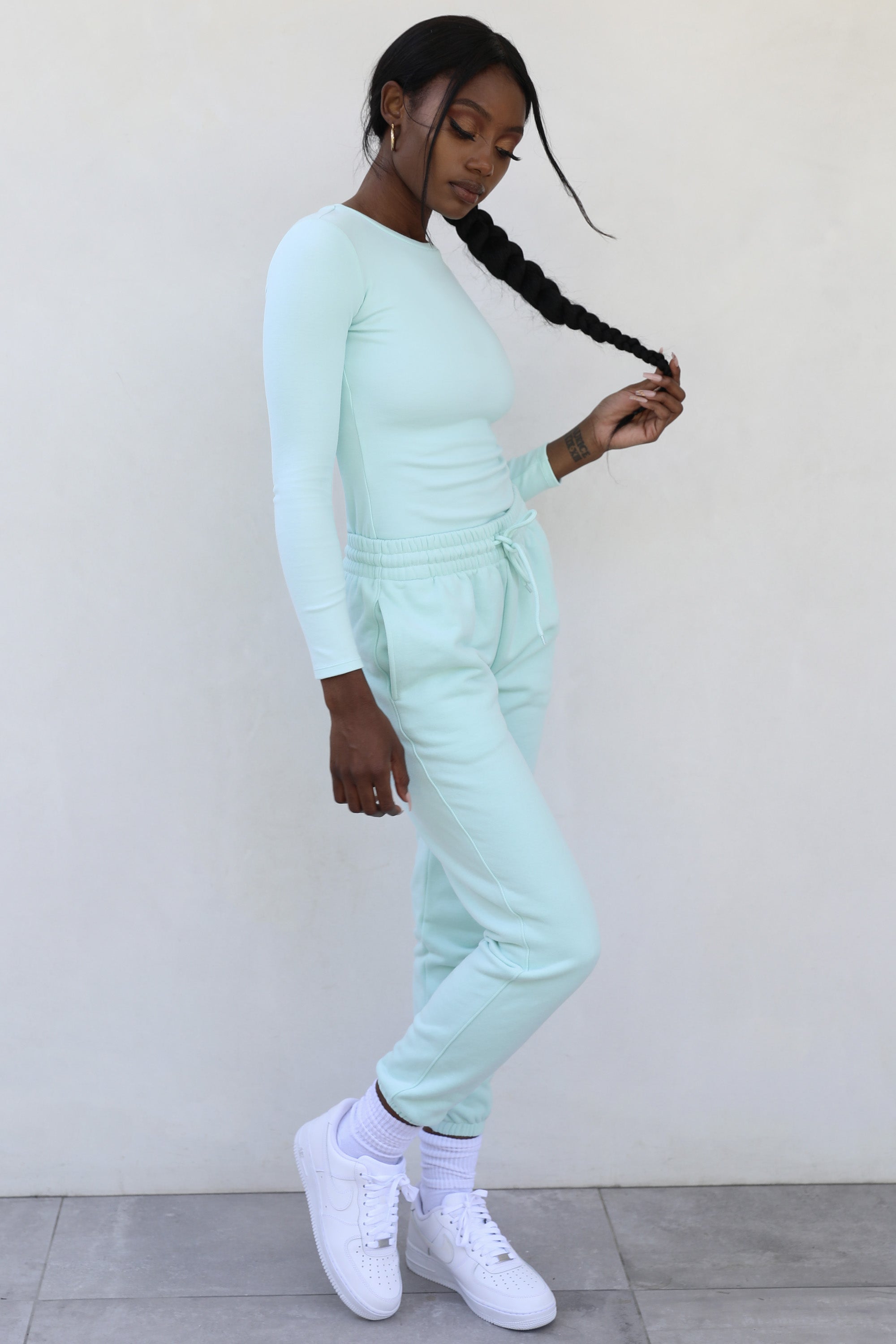 On The Run Classic Joggers in Mint